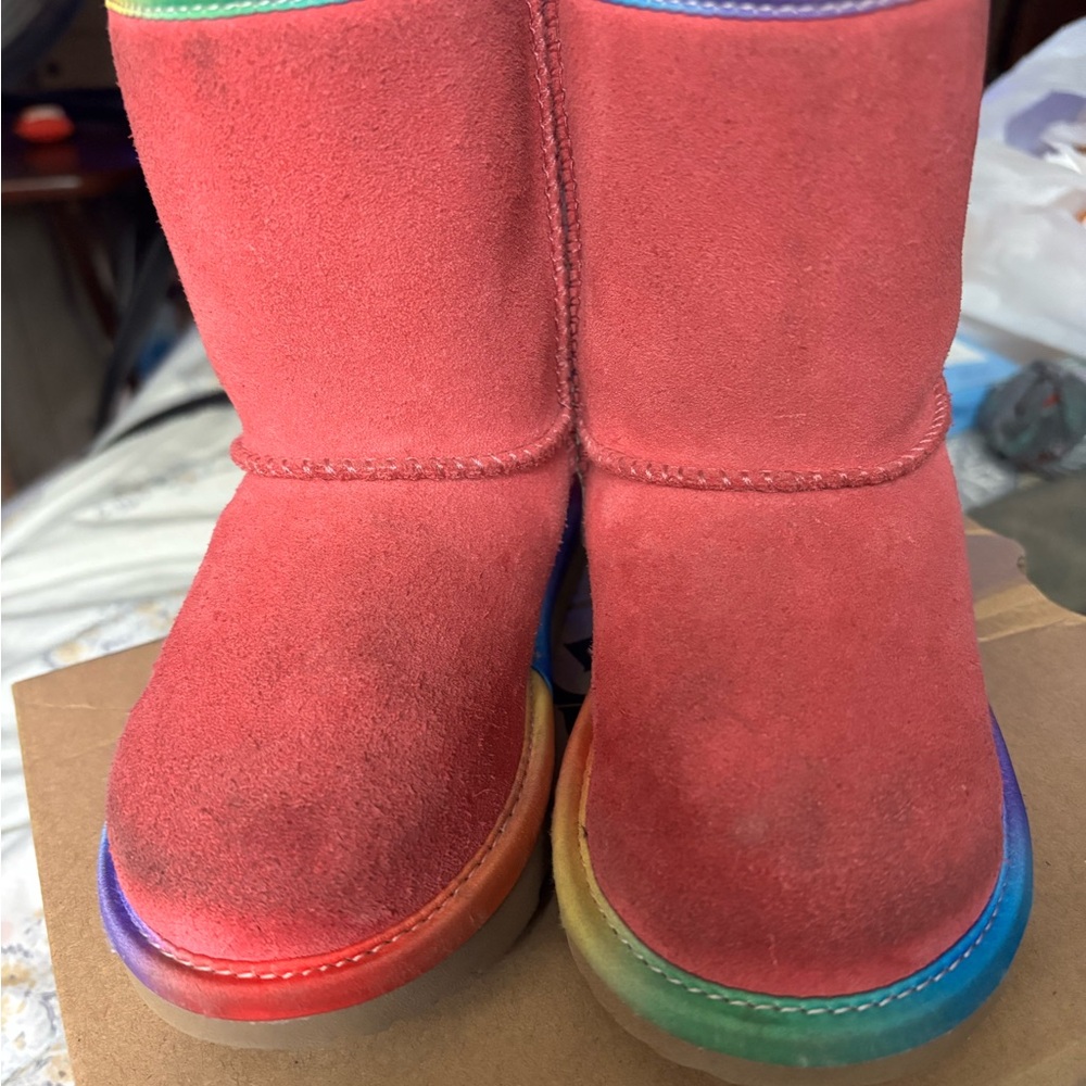 Colorful Suede Boots